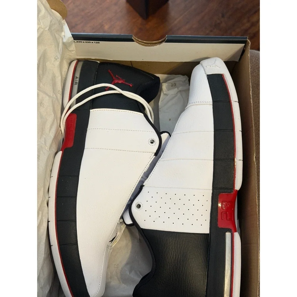 Air Jordan 5 AM White Black Red Men's Basketball Shoes Size 13